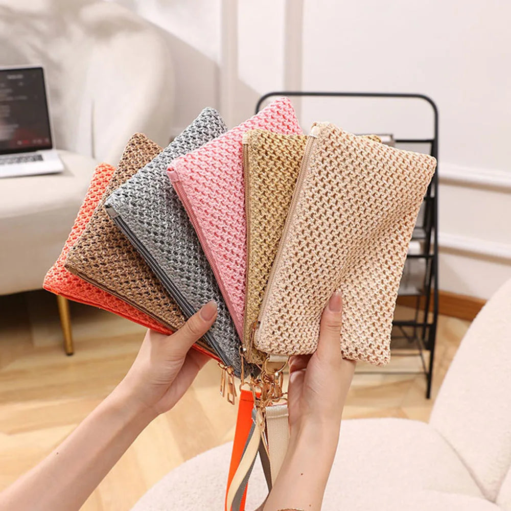 Ramatuelle - Straw Clutch