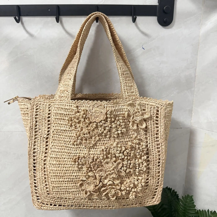 Lefkada - Raffia Tote Bag