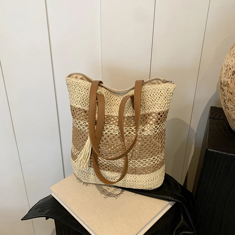 Oludeniz - Rattan Crossbody Bag