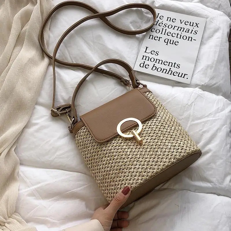 Sveti - Straw Crossbody Bag