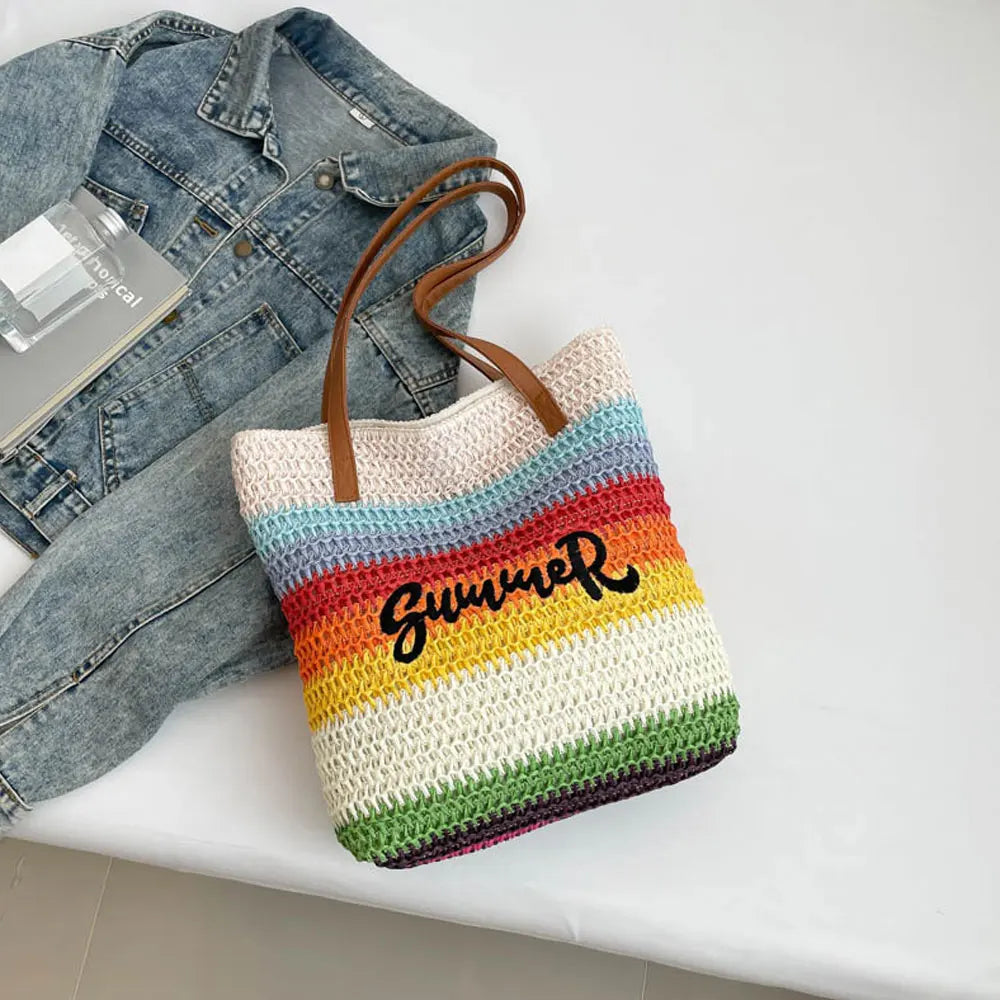 Tinos - Straw Beach Tote