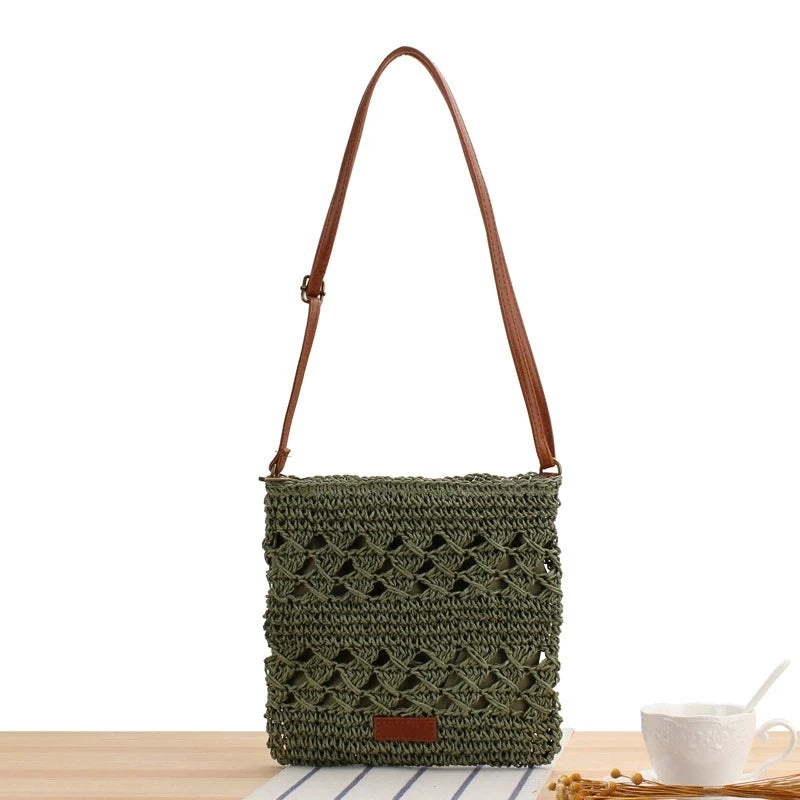 Sintra - Straw Crossbody Bag