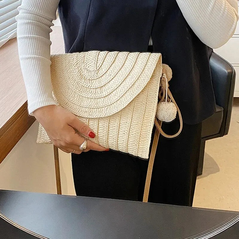 Skiathos - Straw Clutch