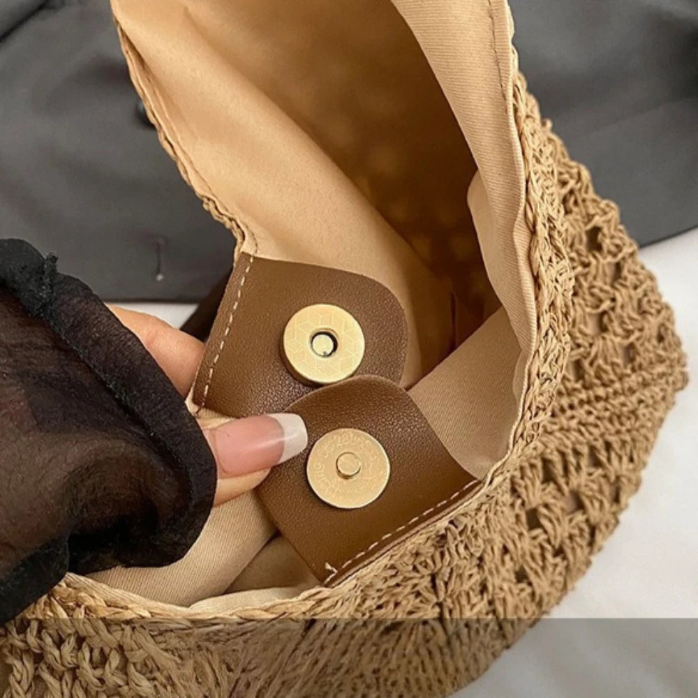 Methoni - Straw Tote Bag
