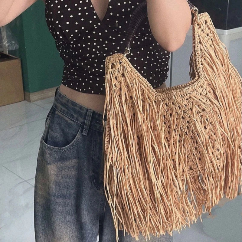 Rovinj - Straw Shoulder Bag