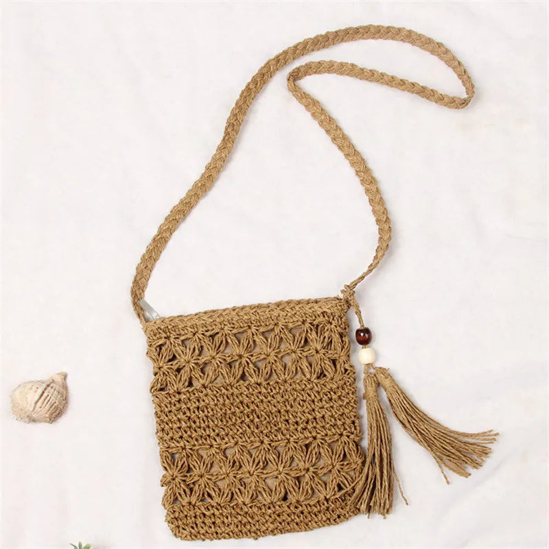 Bordighera - Rattan Crossbody Bag