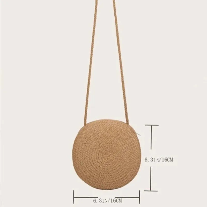 Portovesme - Straw Crossbody Bag