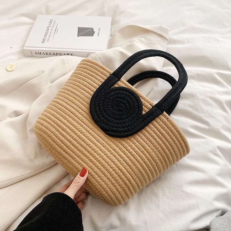 Skopelos - Woven Bucket Bag