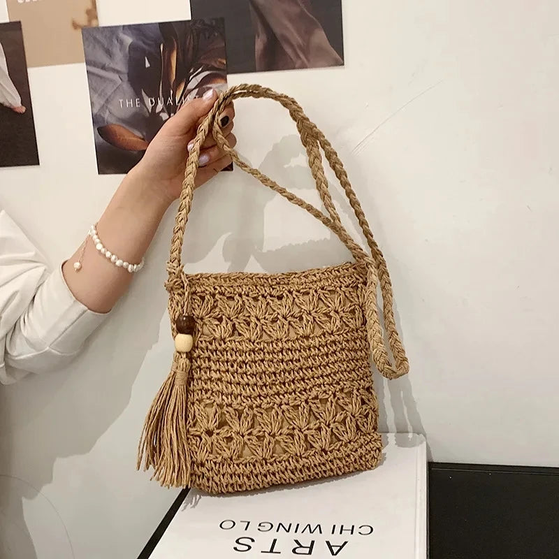 Getaria - Straw Crossbody Bag