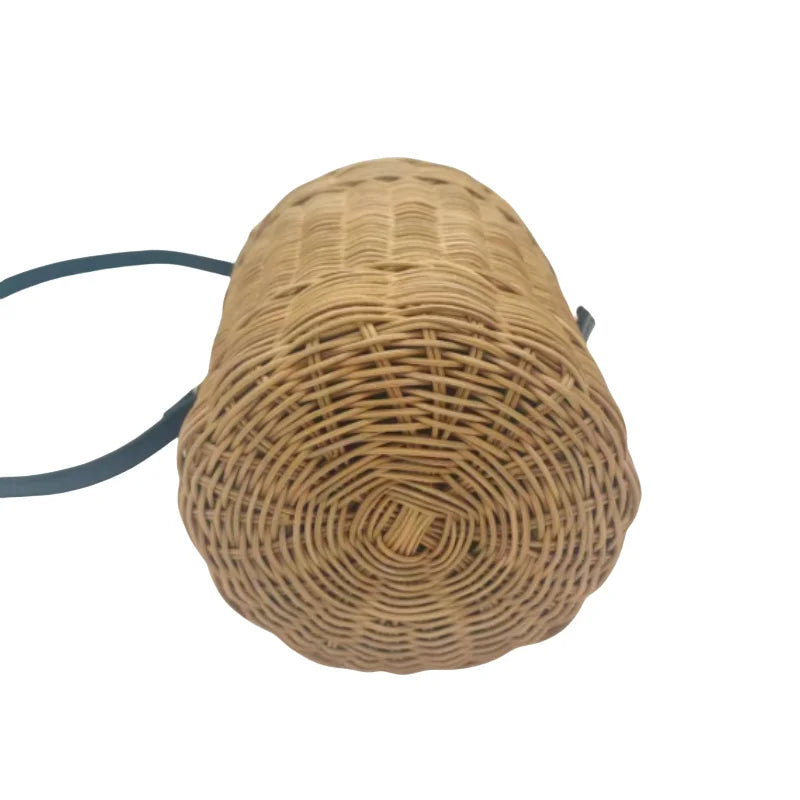 Menton - Rattan Bucket Bag