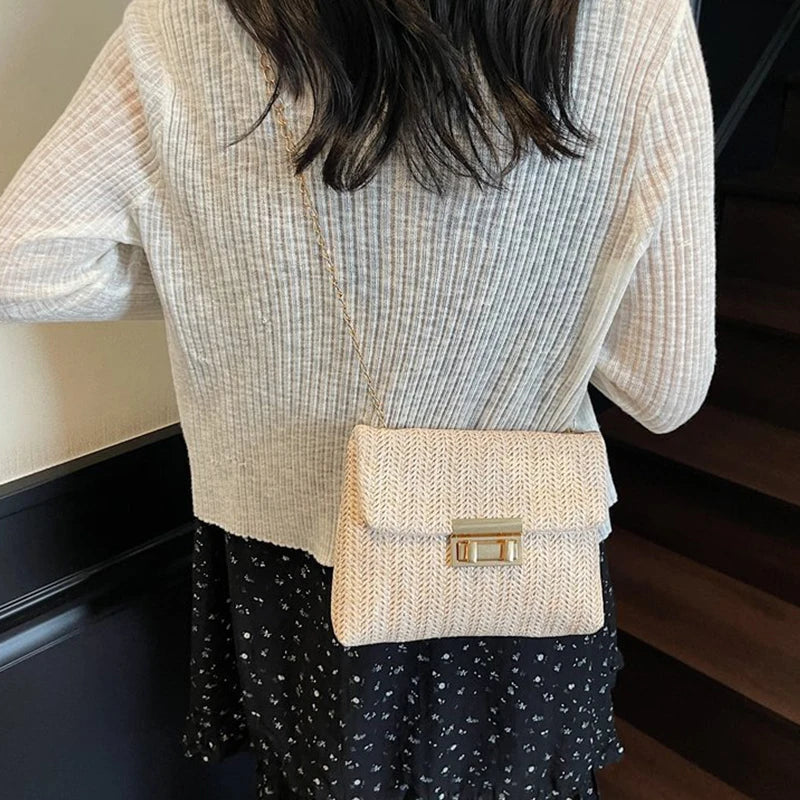 Villasimius - Straw Crossbody Bag