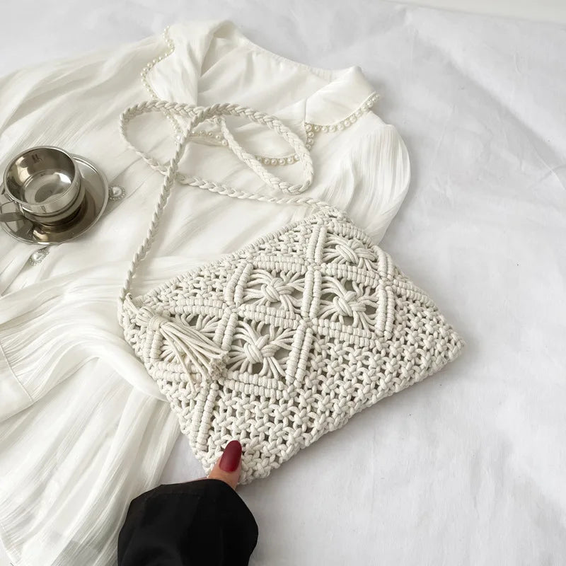 Grimaud - Straw Crossbody Bag