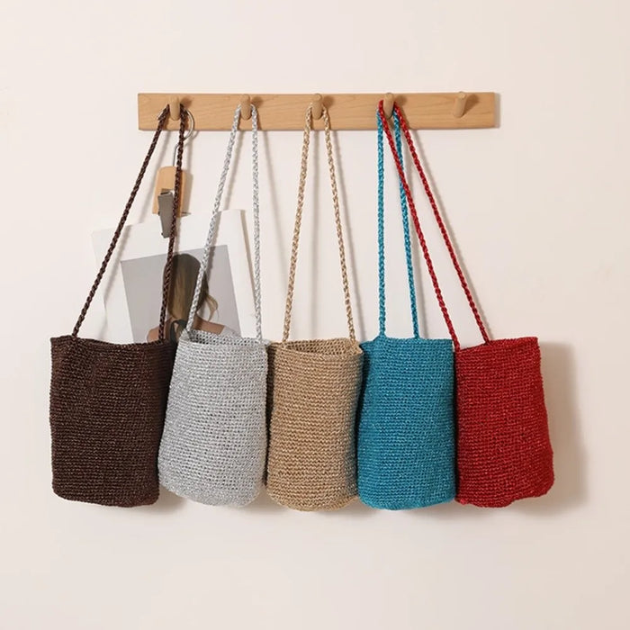 Cascais - Straw Bucket Bag