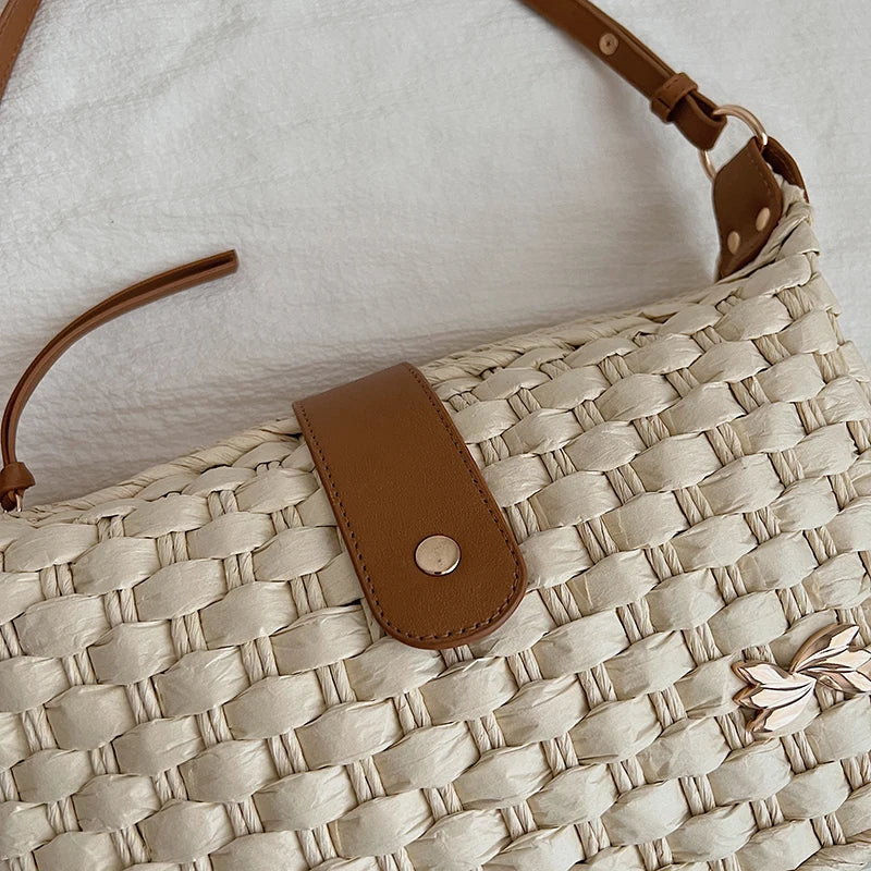 Mougins - Straw Clutch