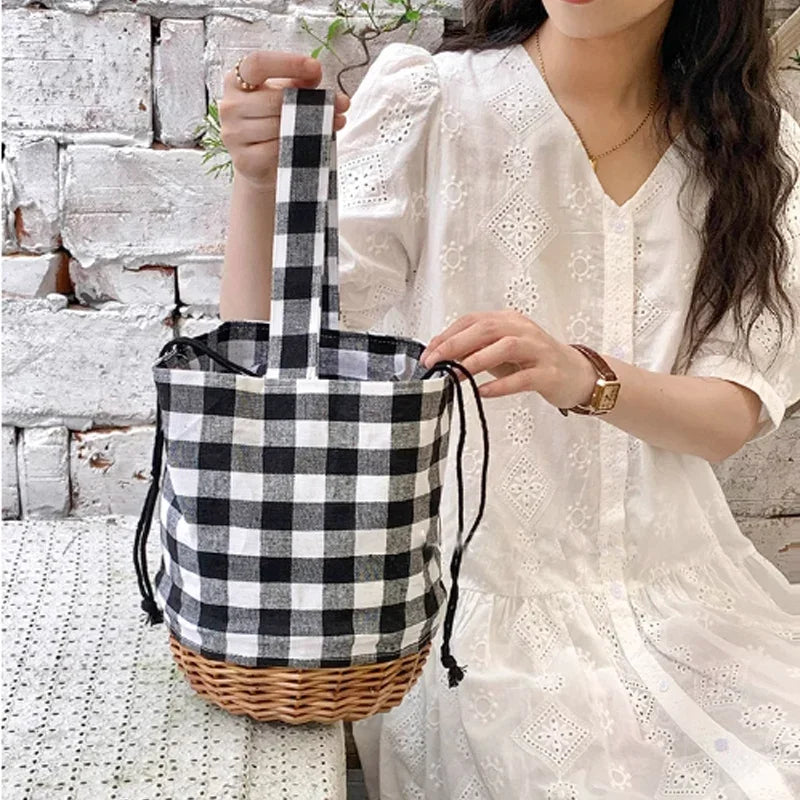 Binibeca - Rattan Bucket Bag