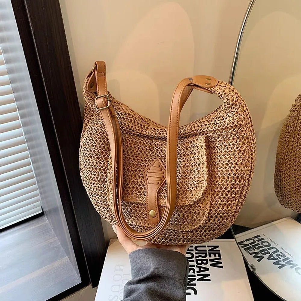 Mljet - Rattan Shoulder Bag