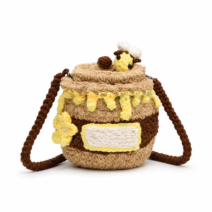 Alghero - Straw Crossbody Bag, front view on white background