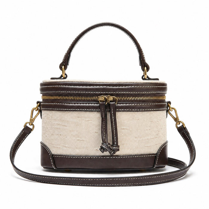Altea Straw Crossbody Bag, front view on white background