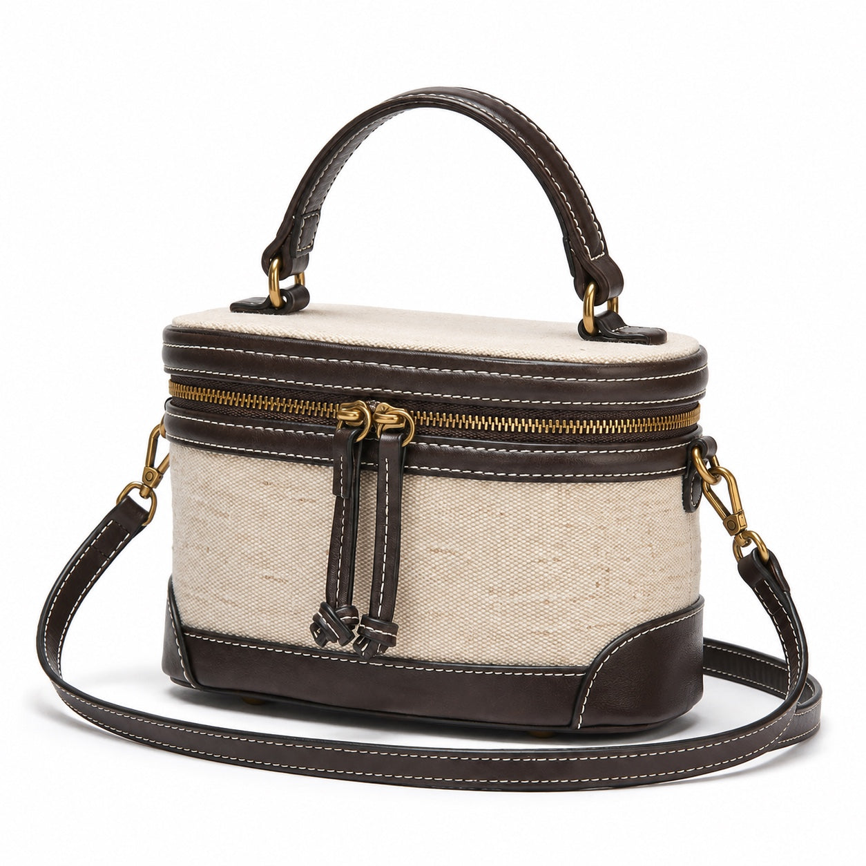 Altea Straw Crossbody Bag, three-quarter front view