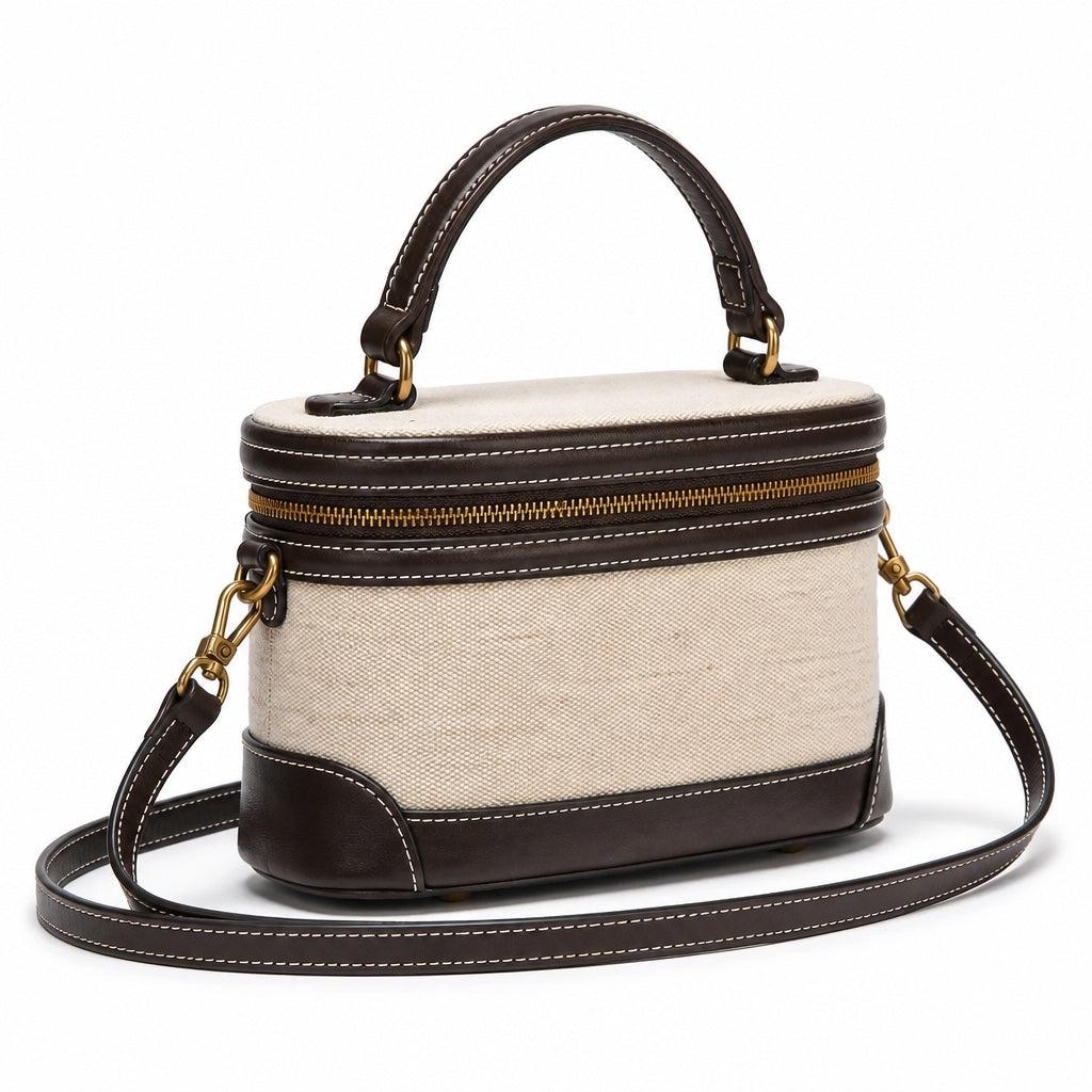 Altea Straw Crossbody Bag, three-quarter back view