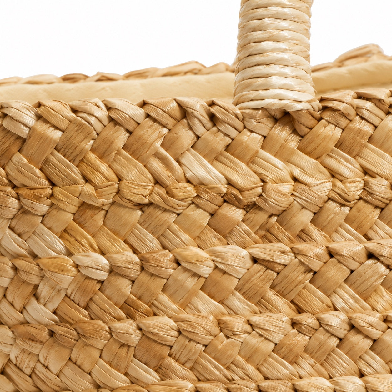 Bonifacio - Straw Tote Bag, close-up material detail