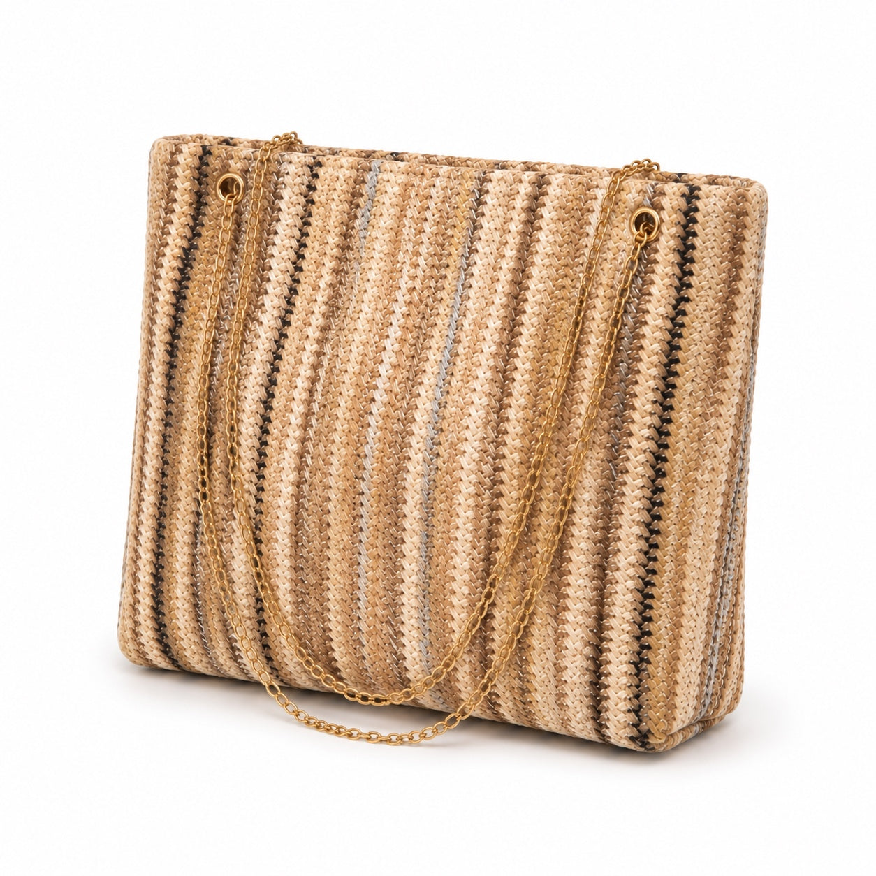 Calpe Rattan Crossbody Bag, three-quarter back view