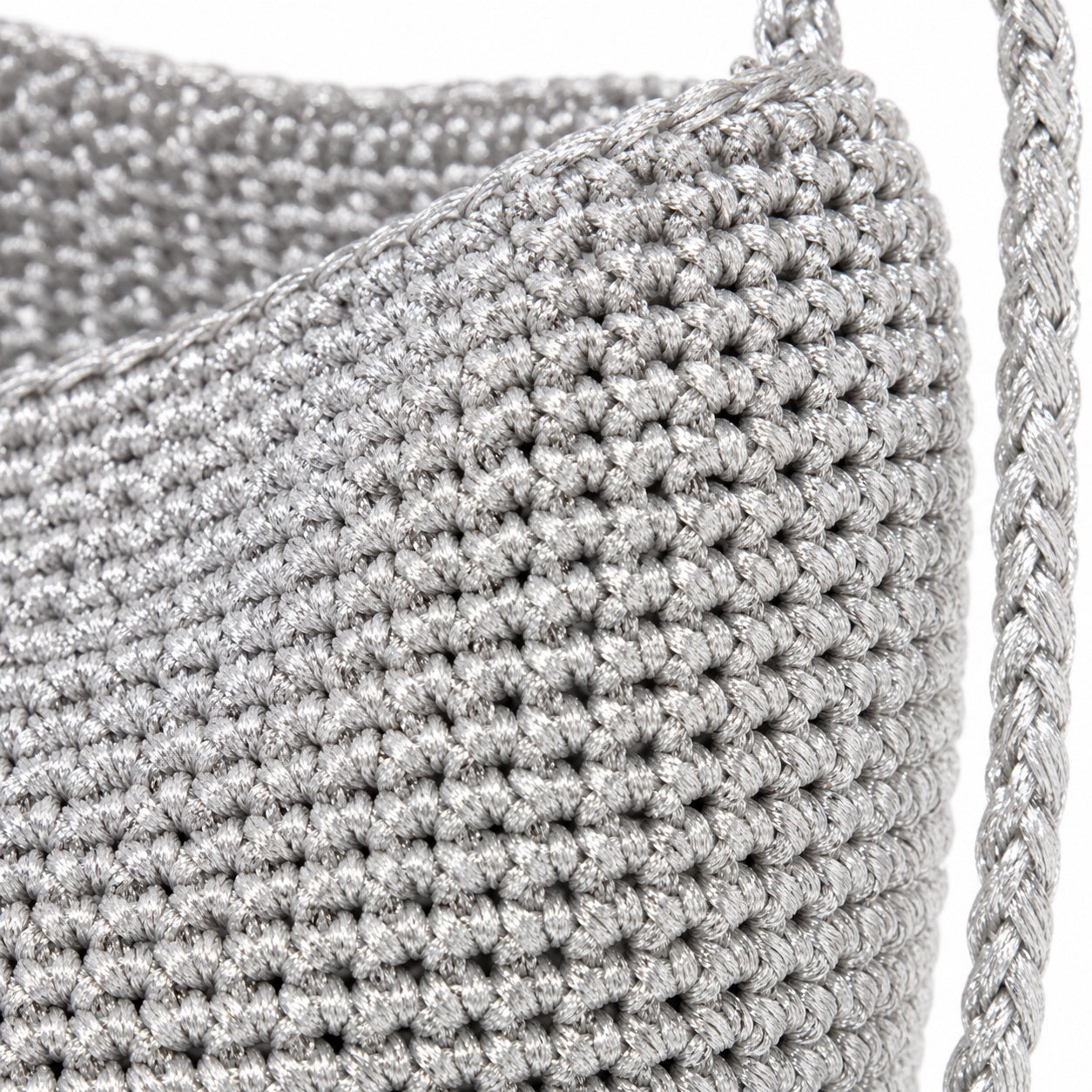 Cascais - Straw Bucket Bag, close-up material detail