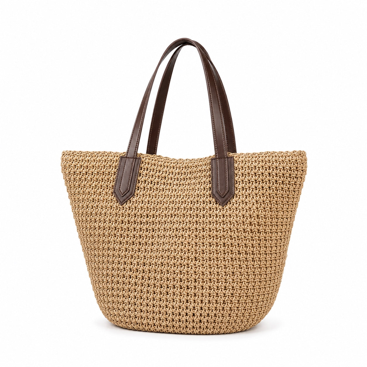 Cesme - Woven Beach Bag, three-quarter back view