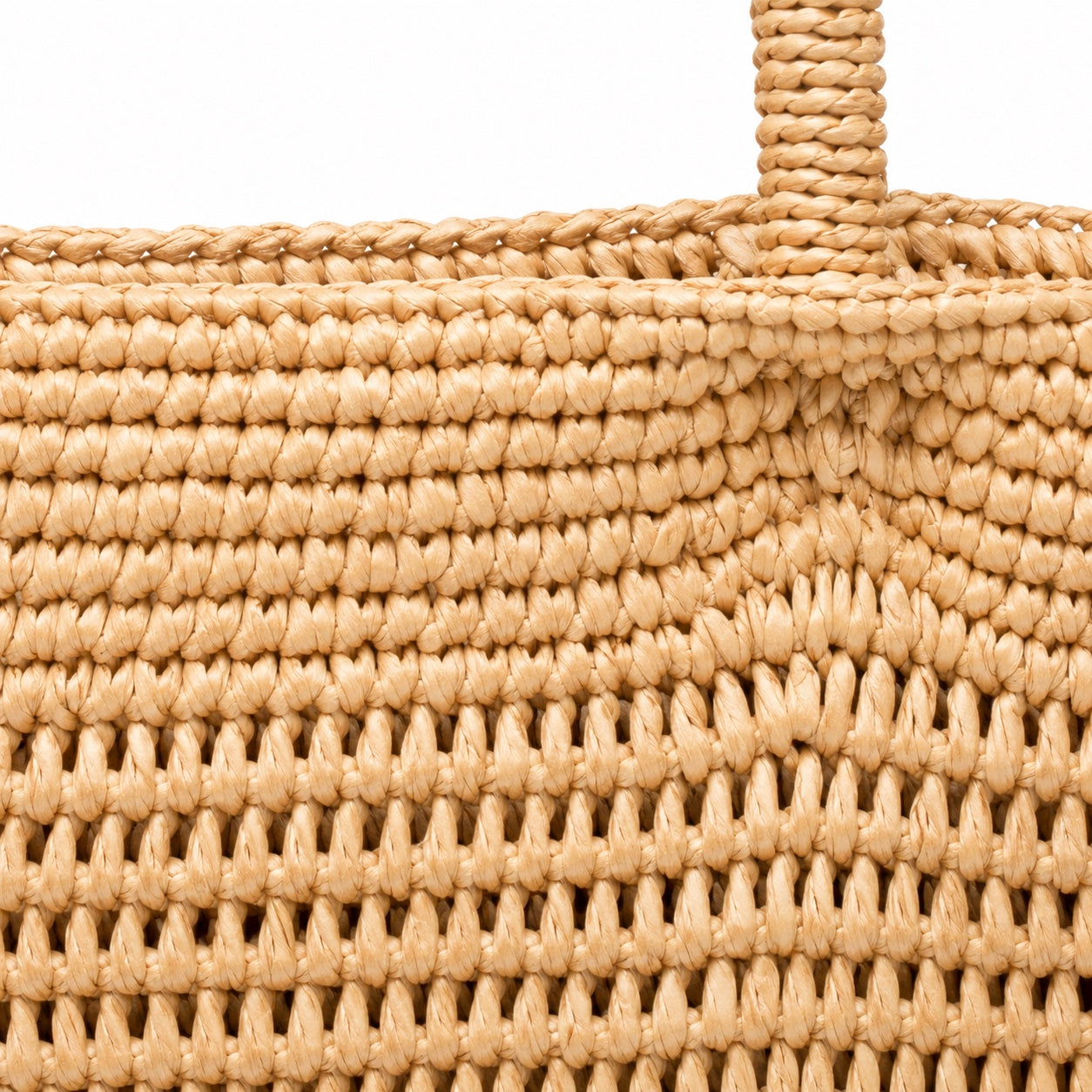 Cetara - Woven Beach Bag, close-up material detail