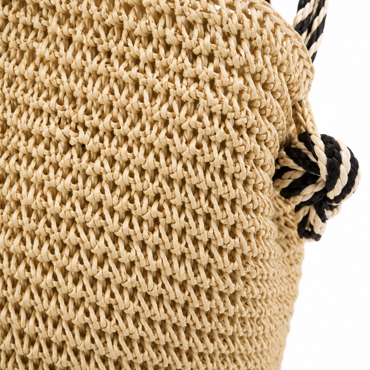 Comporta - Rattan Shoulder Bag, close-up material detail