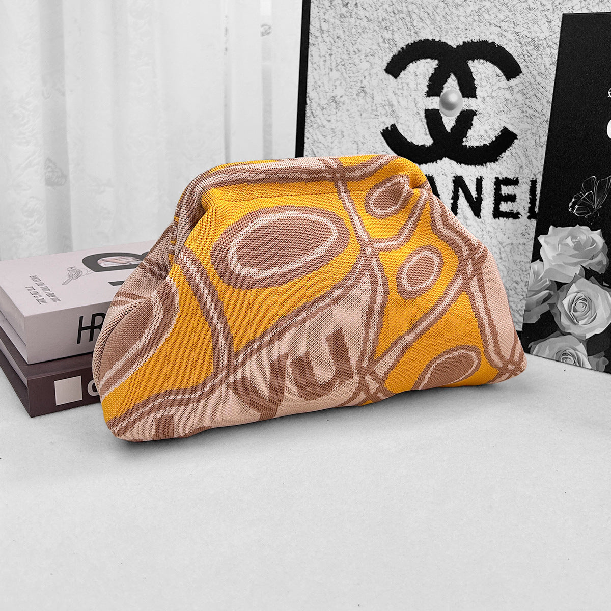Nerja - Straw Clutch