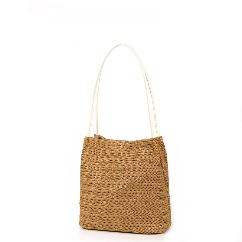 Versatile Casual Straw Shoulder Bag For Women