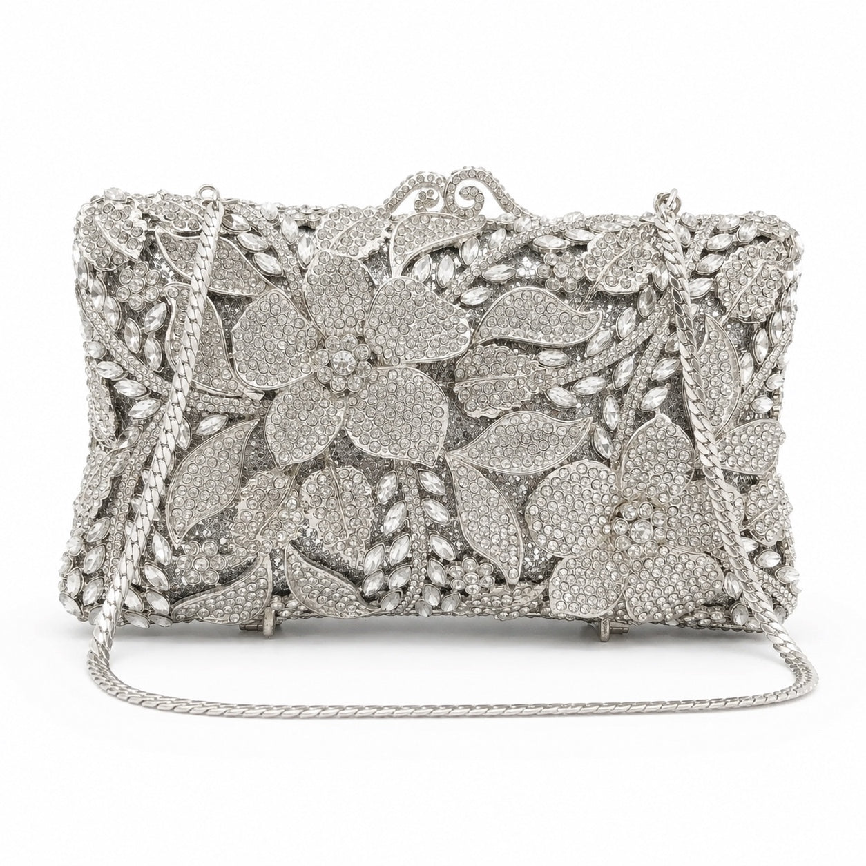 Gallipoli - Straw Clutch, front view on white background