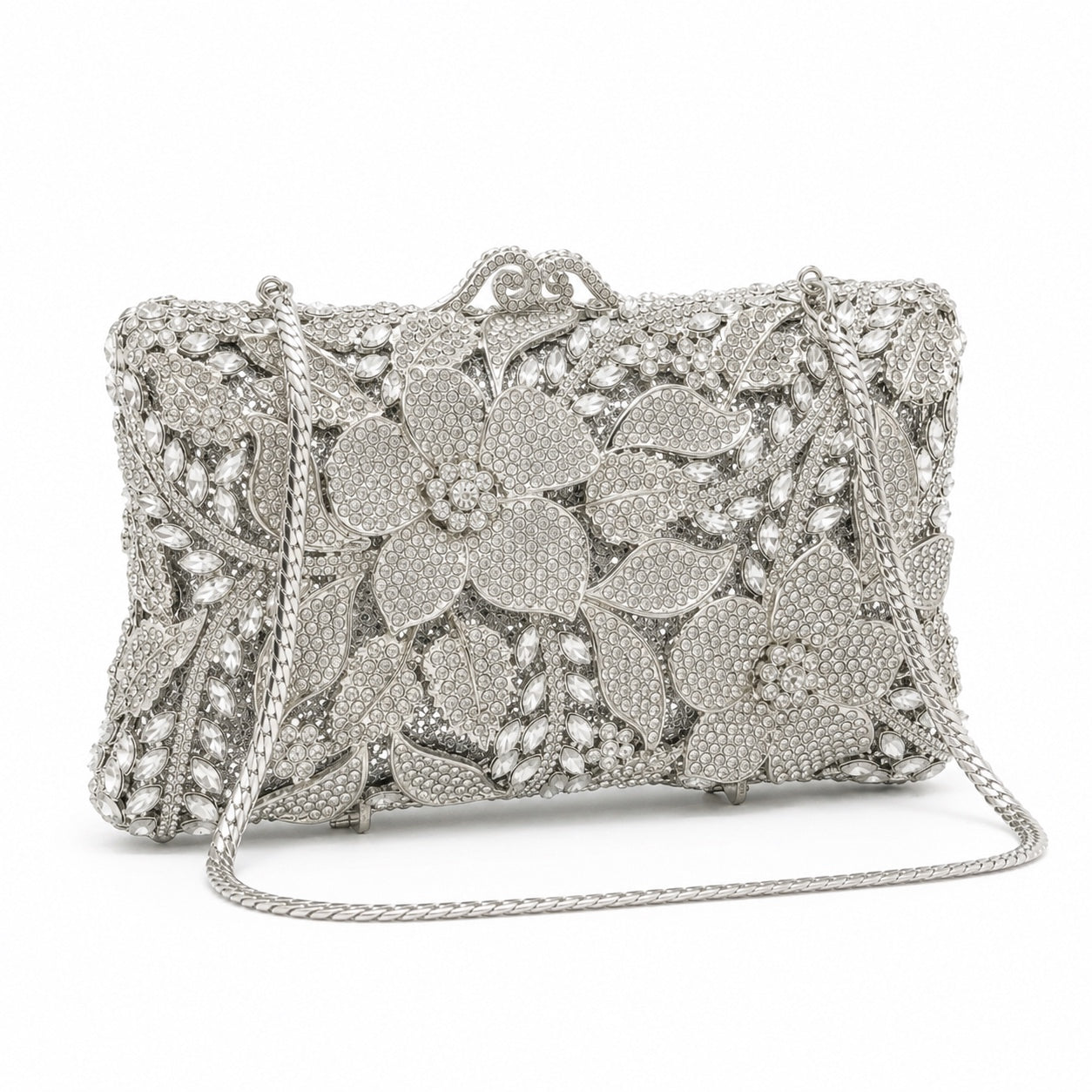 Gallipoli - Straw Clutch, three-quarter back view