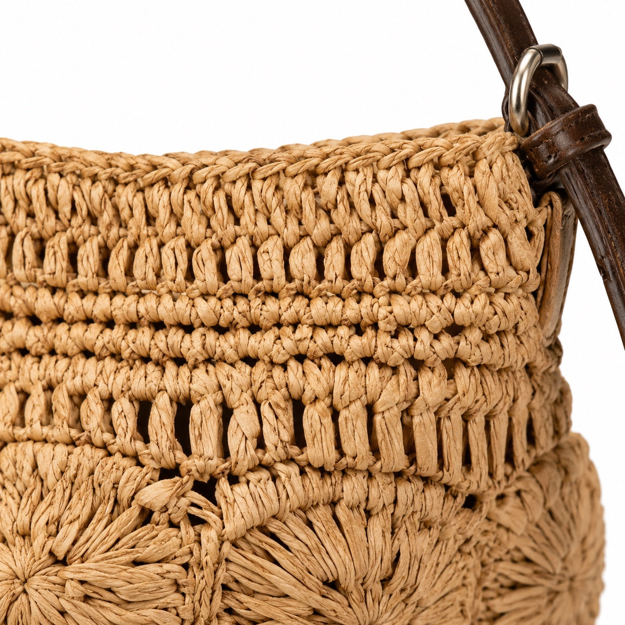 Hvar - Crochet Crossbody Bag, close-up material detail