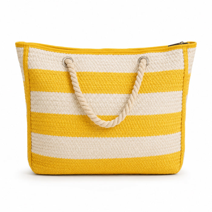 Ischia - Straw Beach Tote, front view on white background
