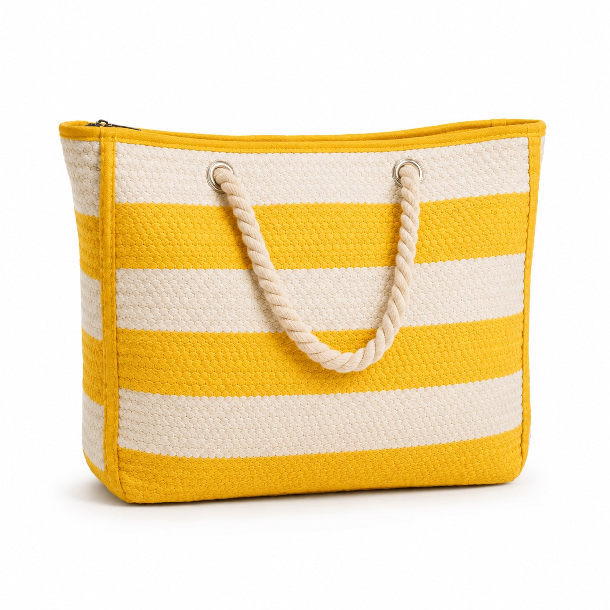 Ischia - Straw Beach Tote, three-quarter back view