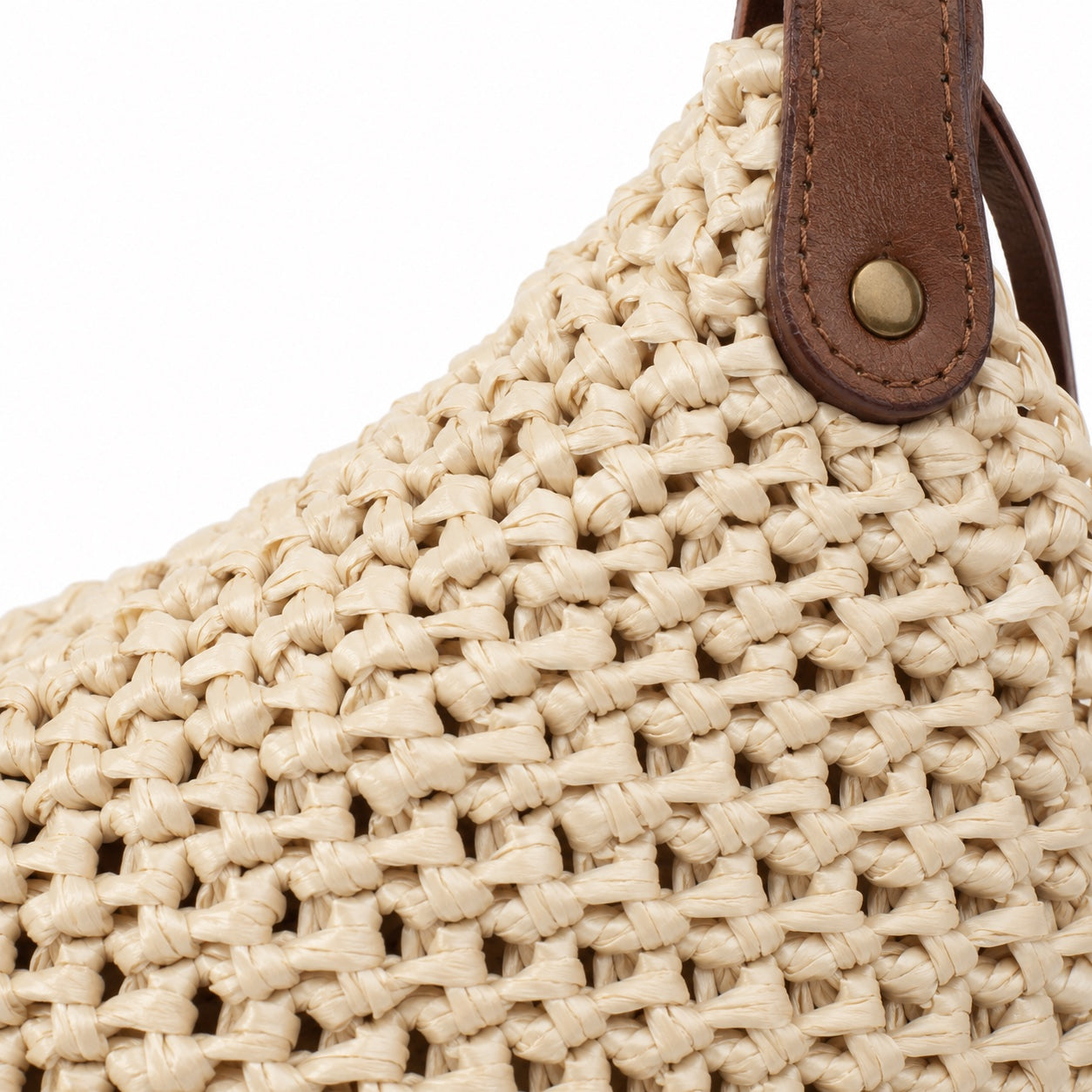 Korcula - Rattan Crossbody Bag, close-up material detail