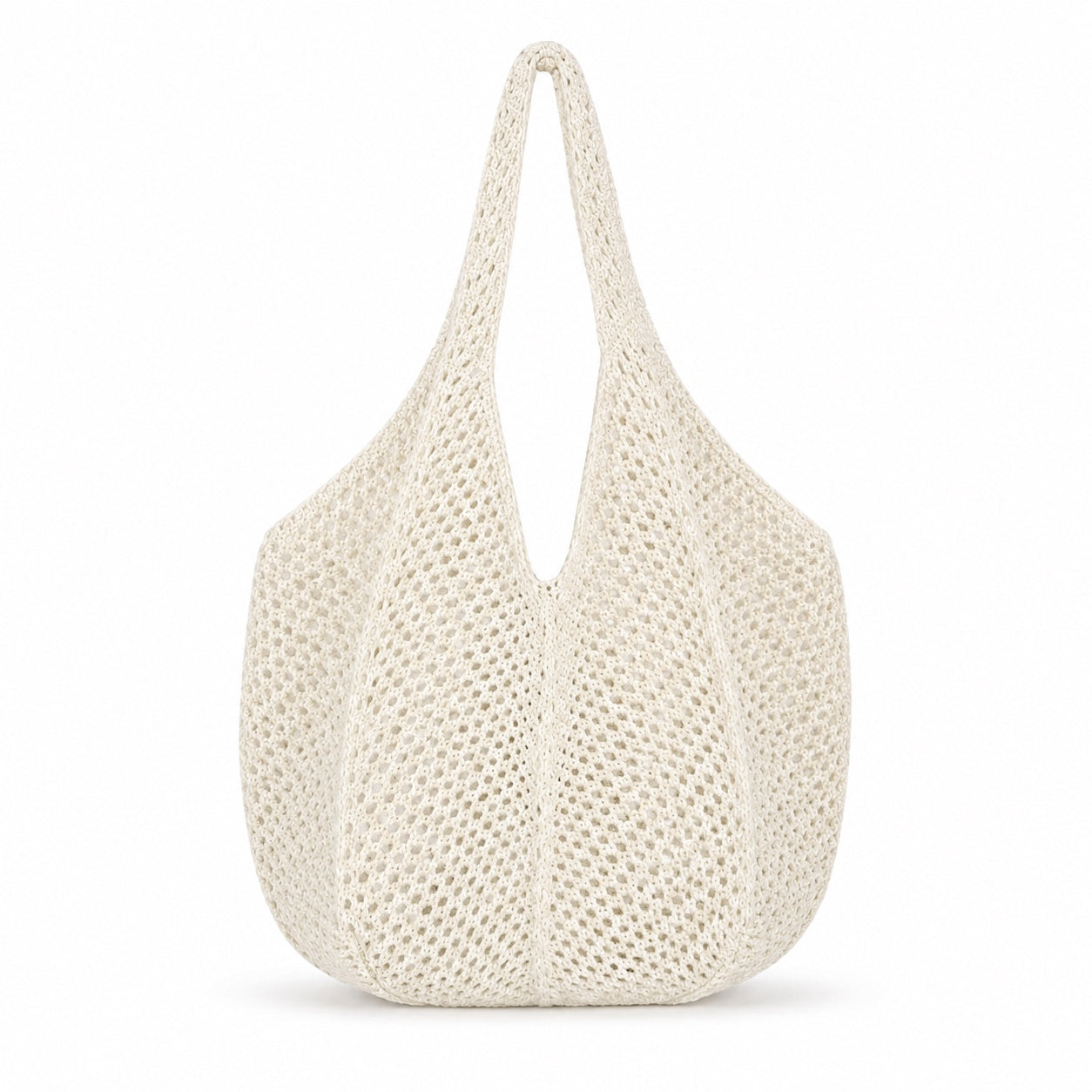 Koroni - Rattan Clutch, front view on white background