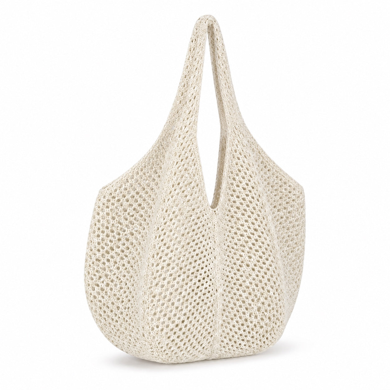 Koroni - Rattan Clutch, three-quarter front view