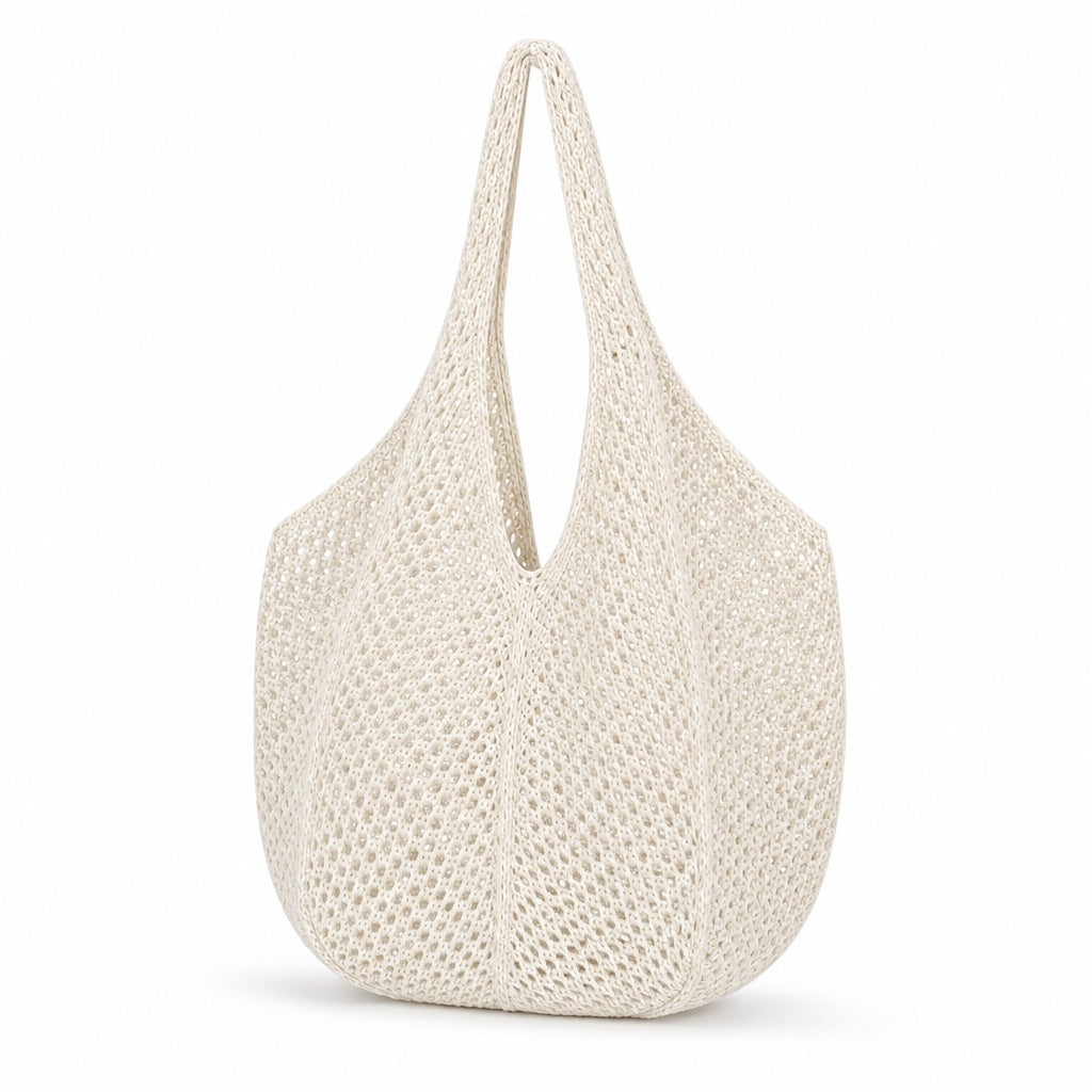 Koroni - Rattan Clutch, three-quarter back view