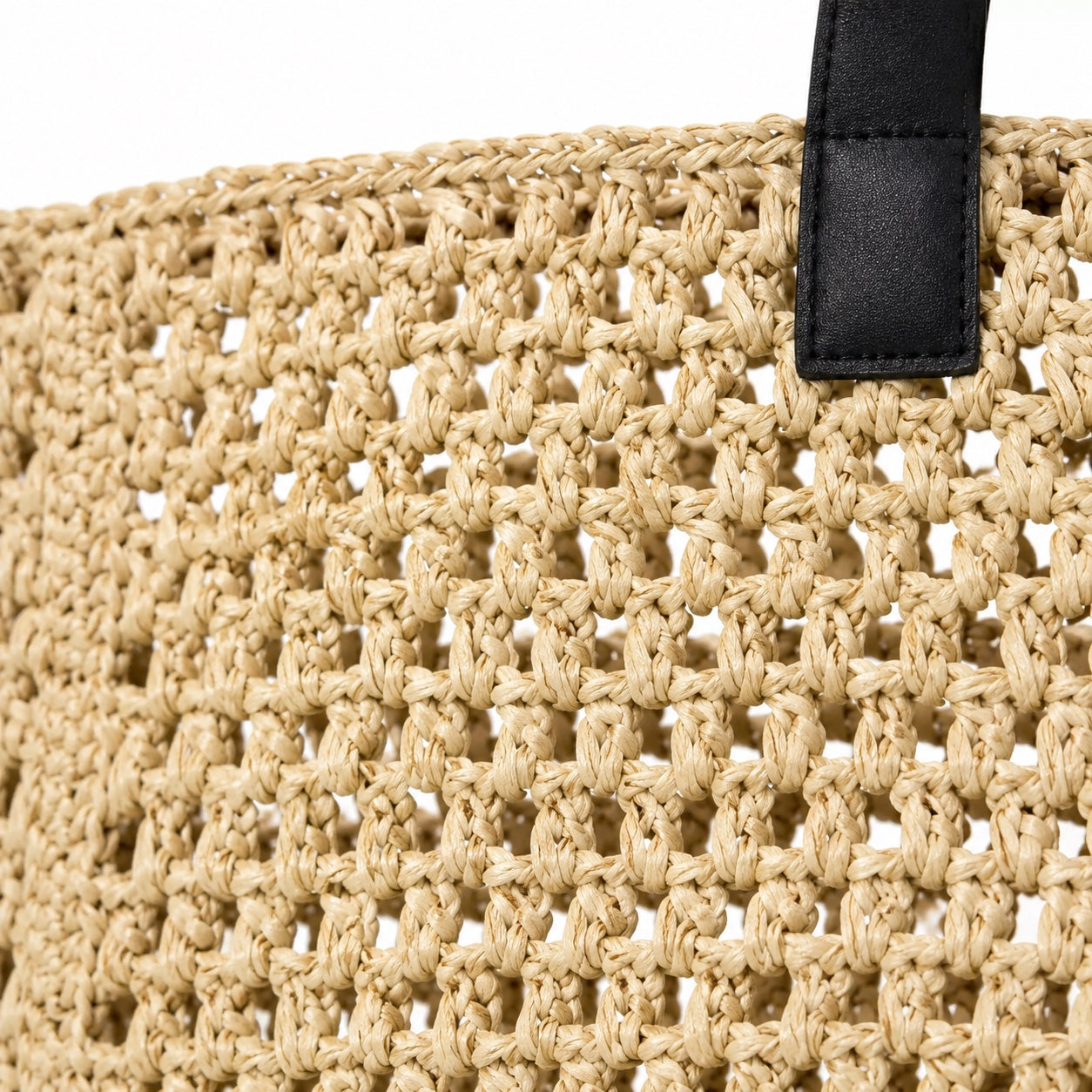 Kotor - Straw Tote Bag, close-up material detail