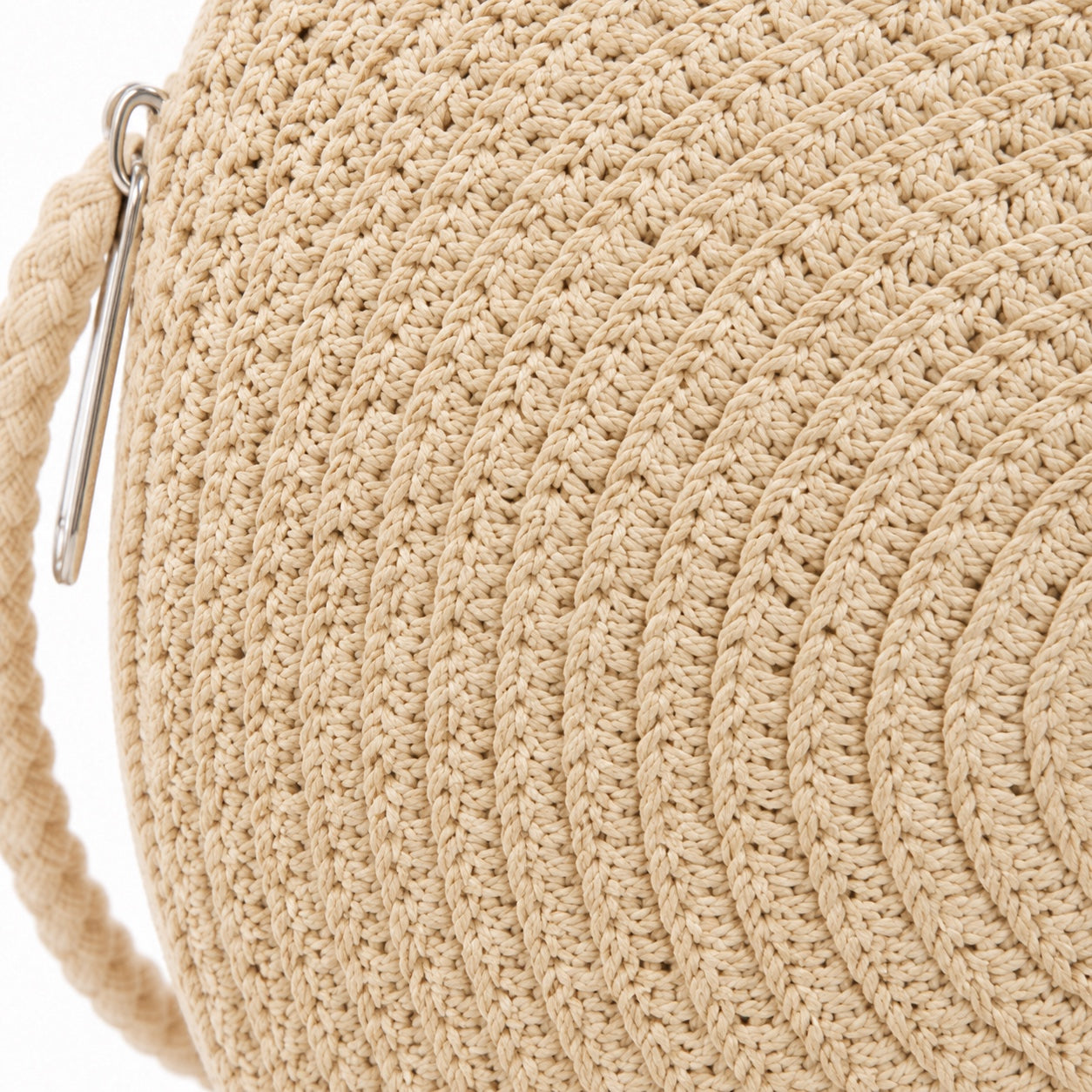 Laigueglia - Rattan Crossbody Bag, close-up material detail