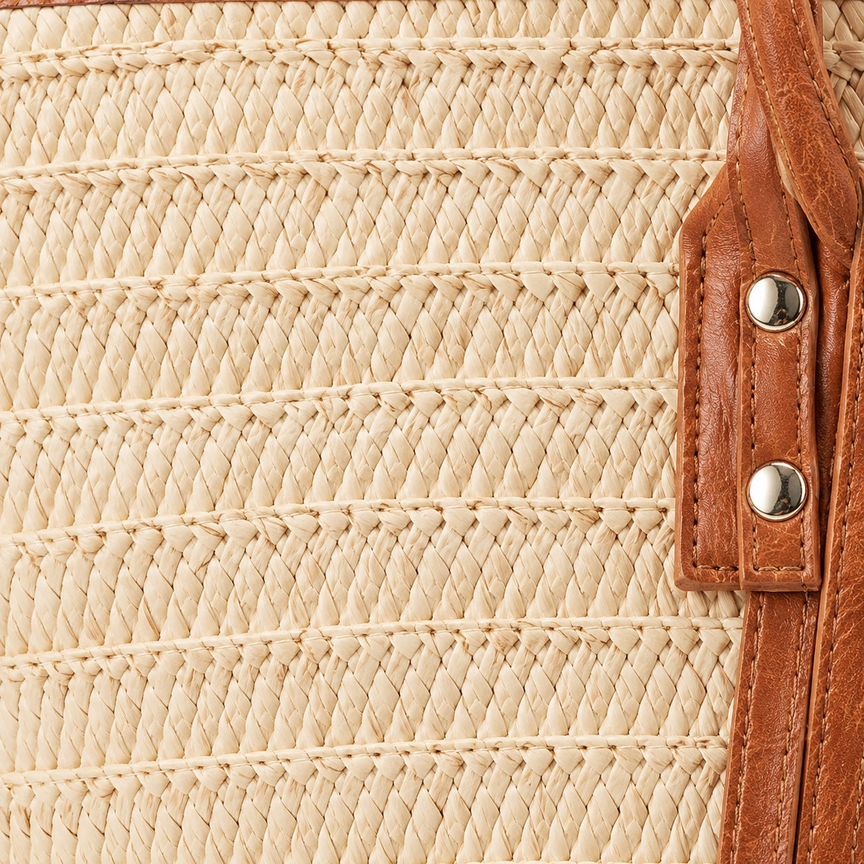 Lavagna - Straw Beach Tote, close-up material detail