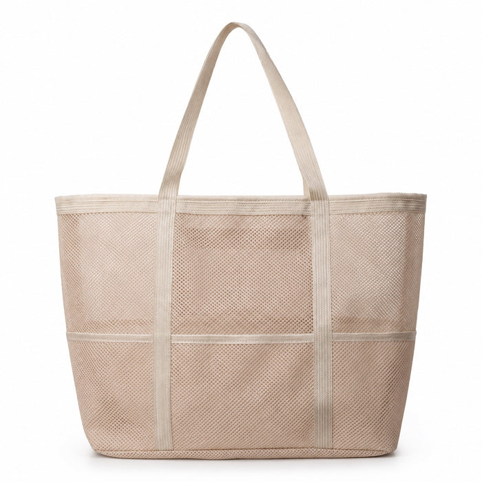 Maiori - Straw Beach Tote, front view on white background