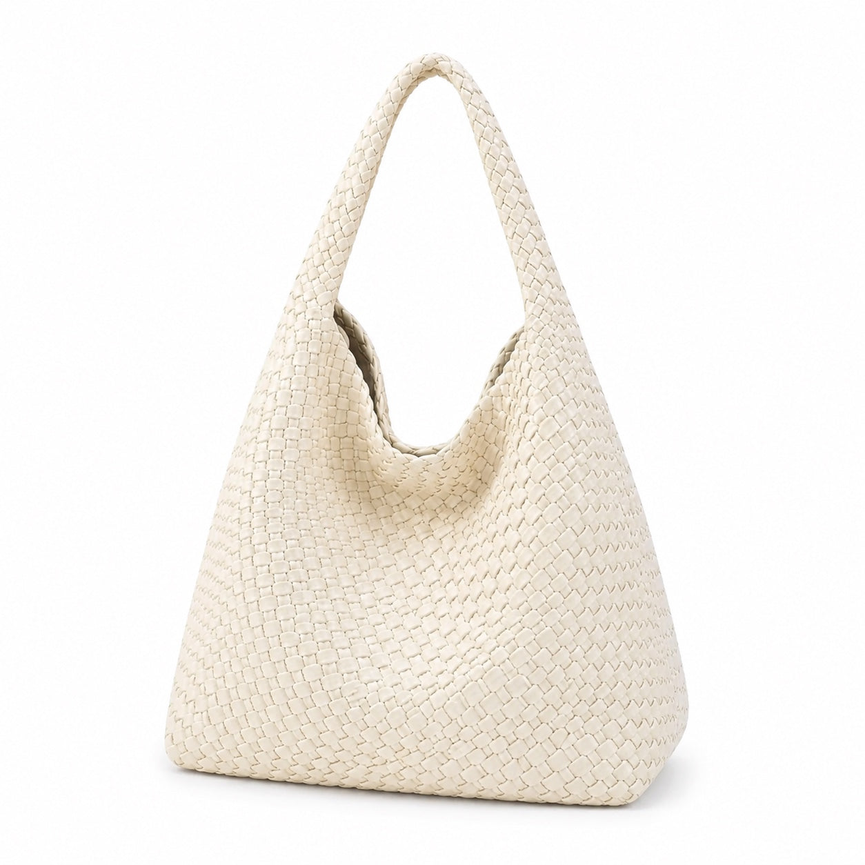 Manarola - Straw Tote Bag, three-quarter back view