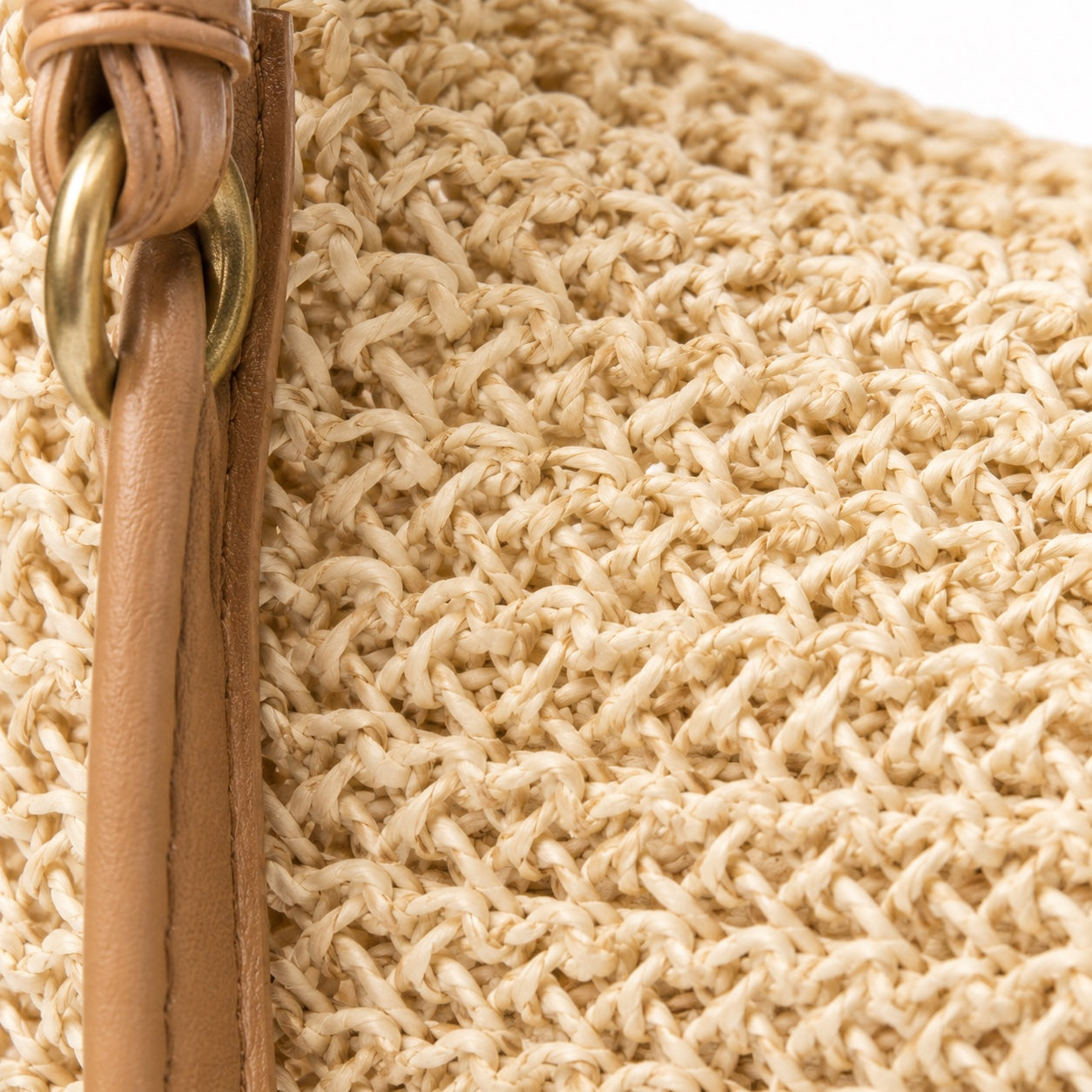 Mljet - Rattan Shoulder Bag, close-up material detail