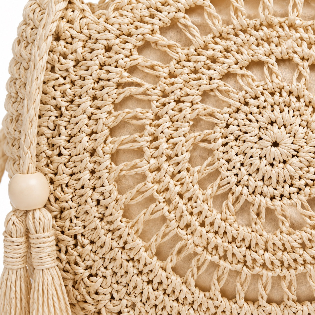 Opatija - Rattan Crossbody Bag, close-up material detail