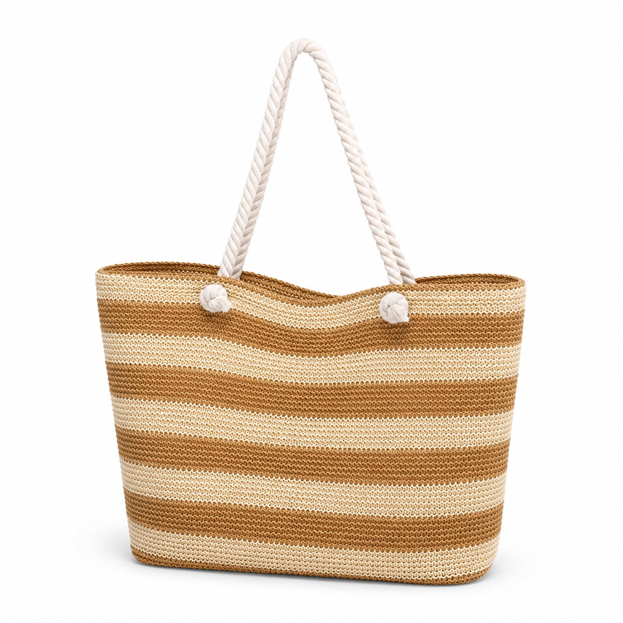 Palau - Straw Beach Tote, three-quarter back view