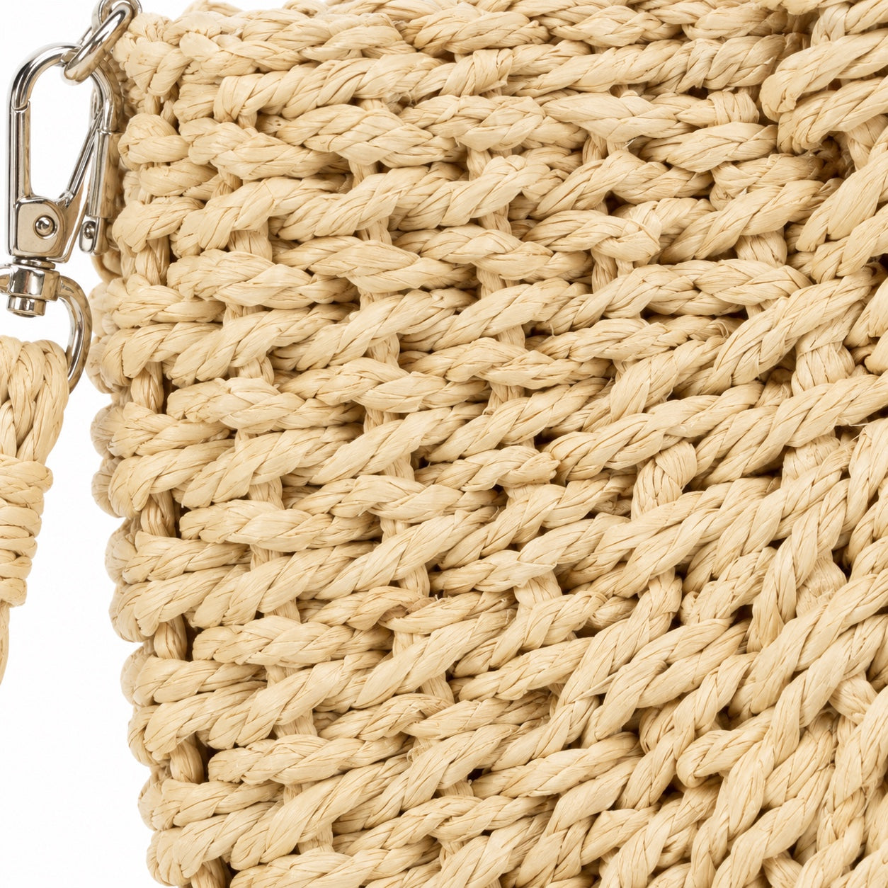 Palinuro - Straw Beach Tote, close-up material detail